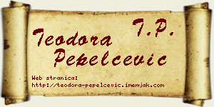 Teodora Pepelčević vizit kartica